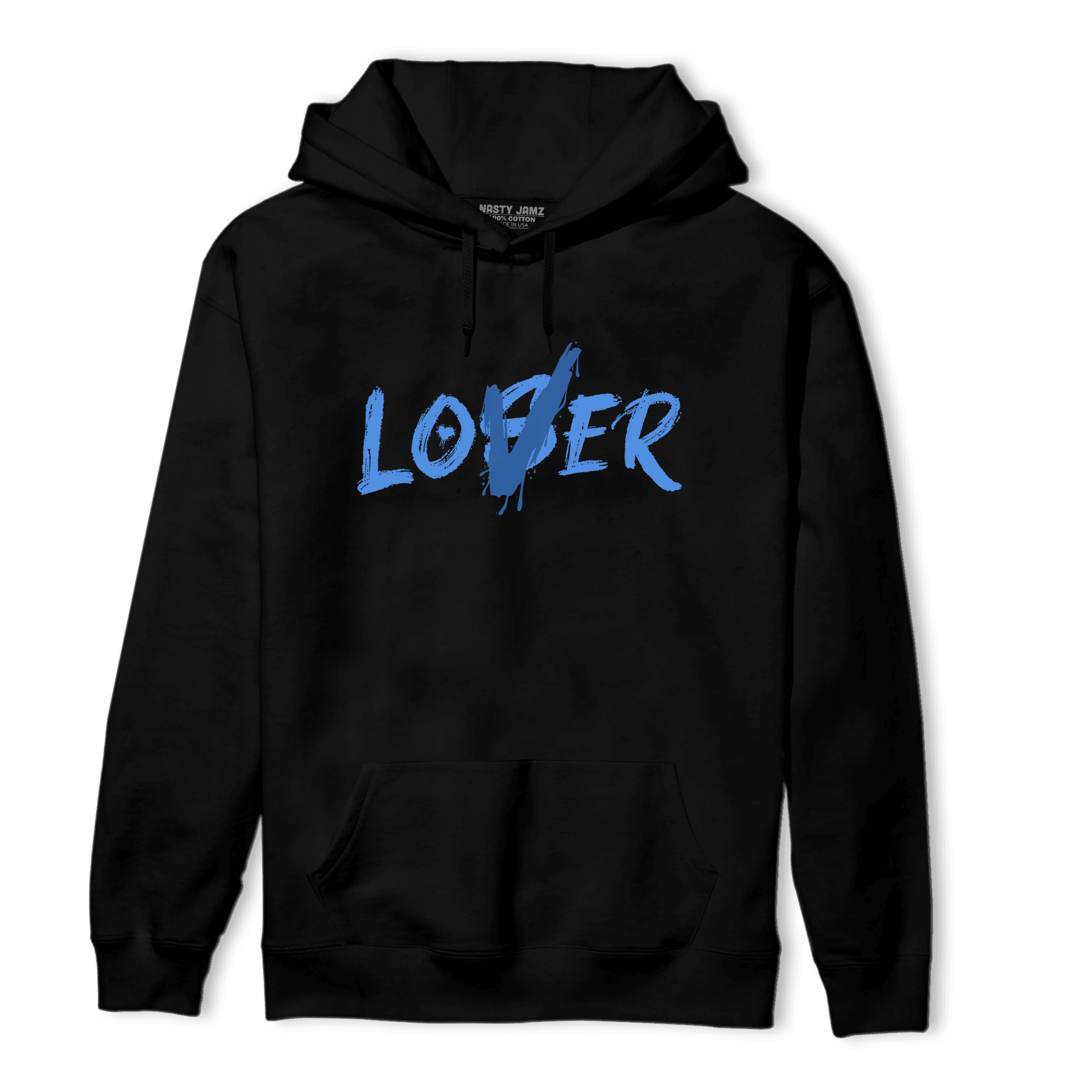 University Blue Toe 1s Hoodie Match Loser Lover - NastyJamz