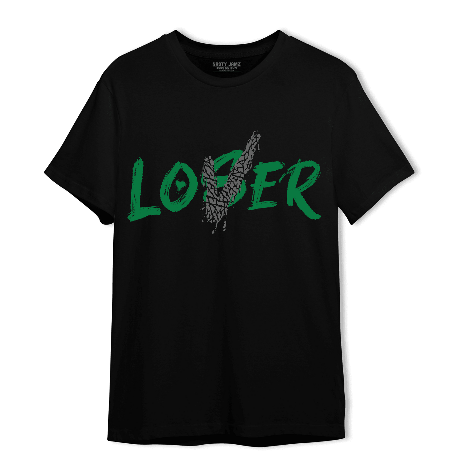 Lucky Green 3s T Shirt Match Loser Lover - NastyJamz