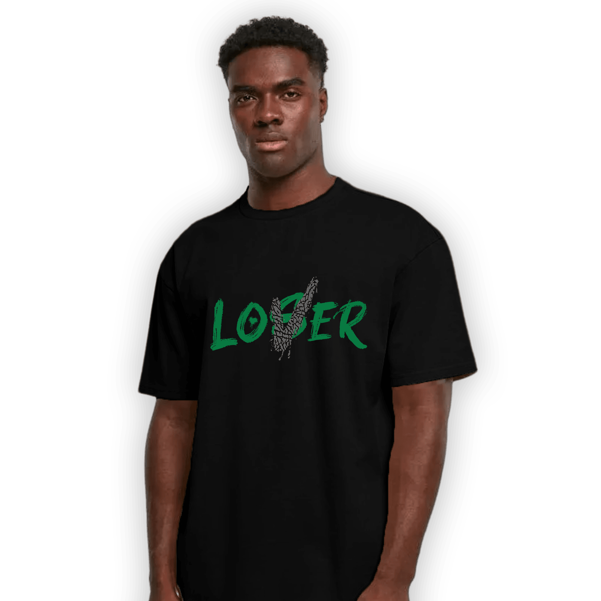 Lucky Green 3s T Shirt Match Loser Lover - NastyJamz