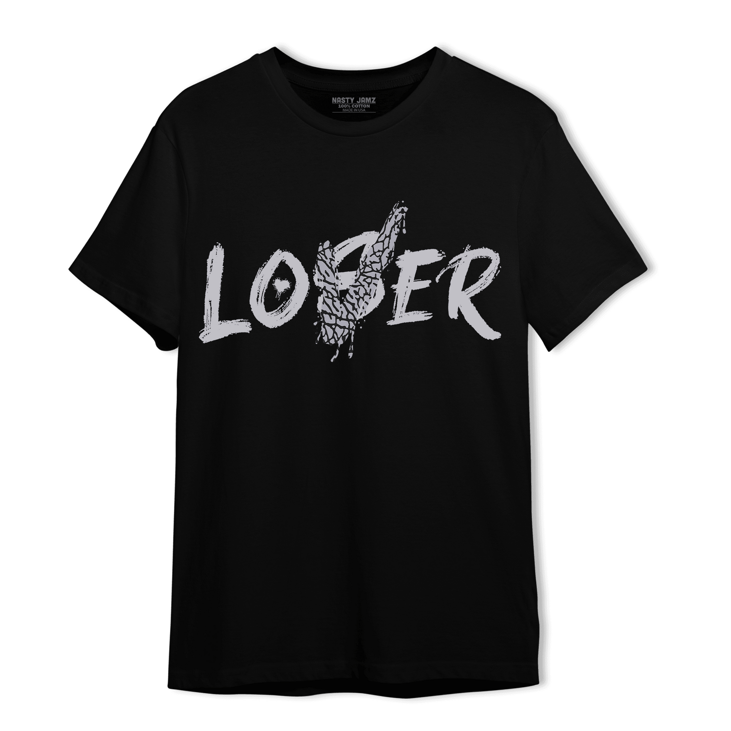 Off Noir 3s T Shirt Match Loser Lover - NastyJamz