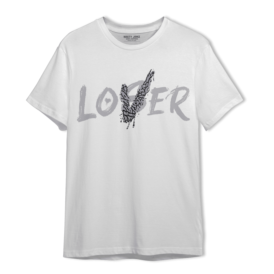 Off Noir 3s T Shirt Match Loser Lover - NastyJamz