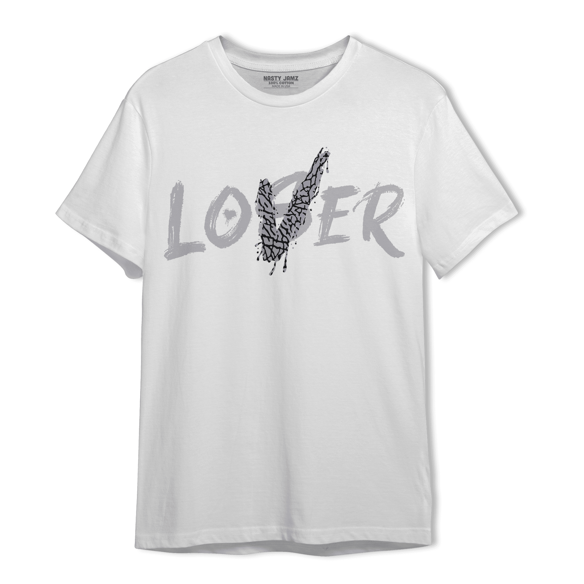 Off Noir 3s T Shirt Match Loser Lover - NastyJamz