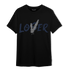 White Navy 3s T Shirt Match Loser Lover - NastyJamz