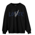White Navy 3s Sweatshirt Match Loser Lover - NastyJamz