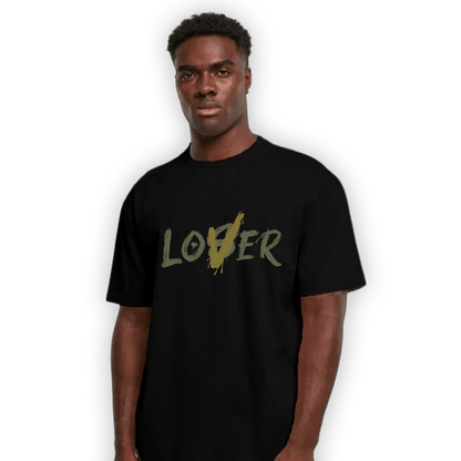 SE Craft Medium Olive 4s T Shirt Match Loser Lover - NastyJamz