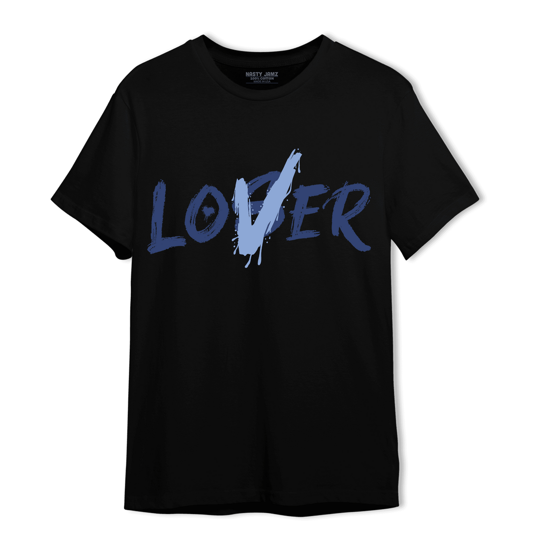 Midnight Navy 5s T Shirt Match Loser Lover - NastyJamz