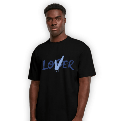 Midnight Navy 5s T Shirt Match Loser Lover - NastyJamz