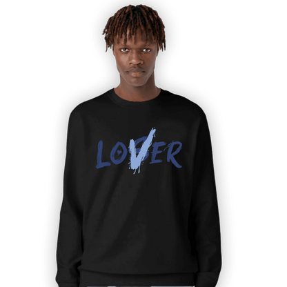 Midnight Navy 5s Sweatshirt Match Loser Lover - NastyJamz