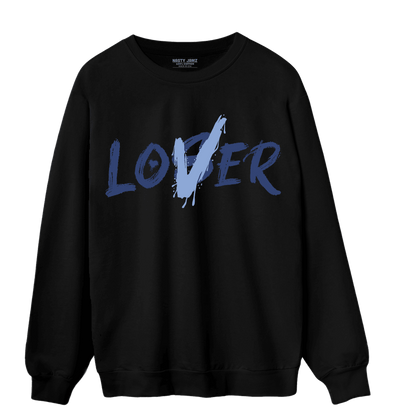 Midnight Navy 5s Sweatshirt Match Loser Lover - NastyJamz