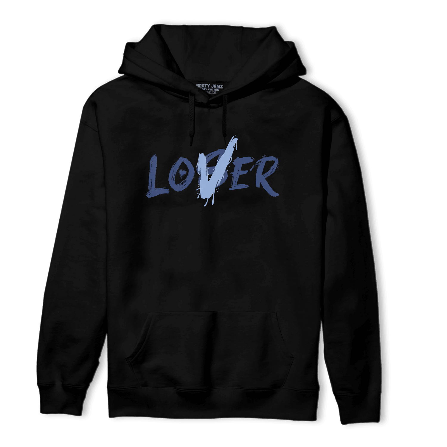 Midnight Navy 5s Hoodie Match Loser Lover - NastyJamz