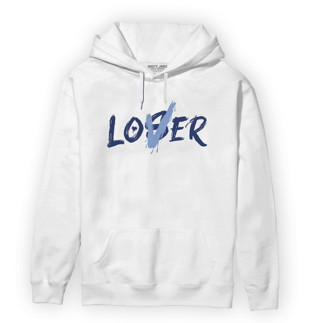 Midnight Navy 5s Hoodie Match Loser Lover - NastyJamz
