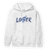 Midnight Navy 5s Hoodie Match Loser Lover - NastyJamz