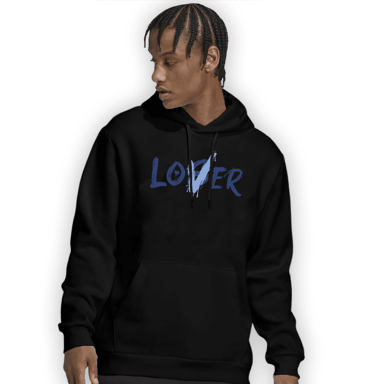 Midnight Navy 5s Hoodie Match Loser Lover - NastyJamz
