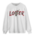 Plaid 5s Sweatshirt Match Loser Lover - NastyJamz