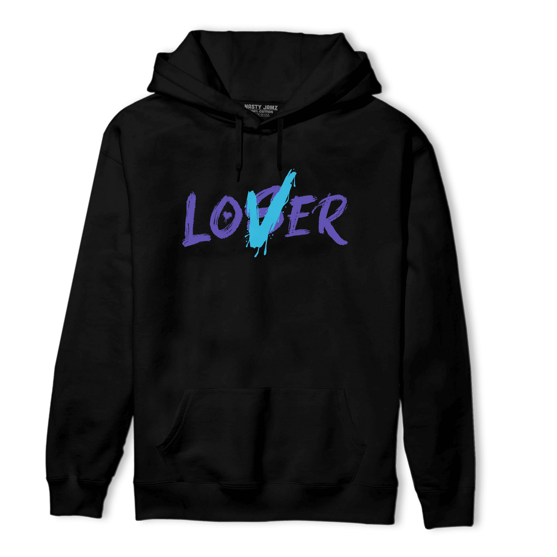 Aqua 6s Hoodie Match Loser Lover - NastyJamz