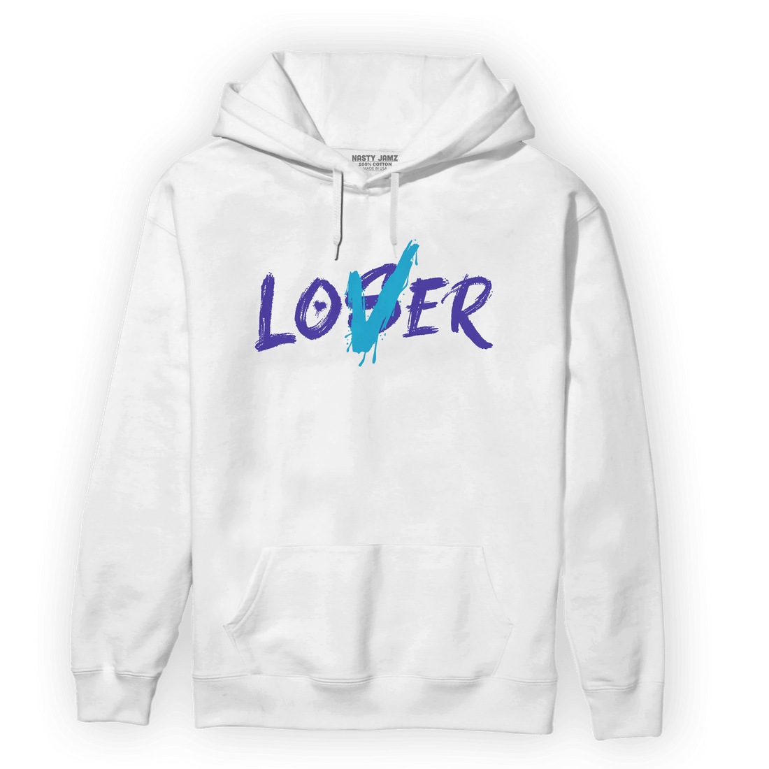 Aqua 6s Hoodie Match Loser Lover - NastyJamz