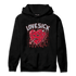 Cherry 11s Hoodie Match Love Sick - NastyJamz