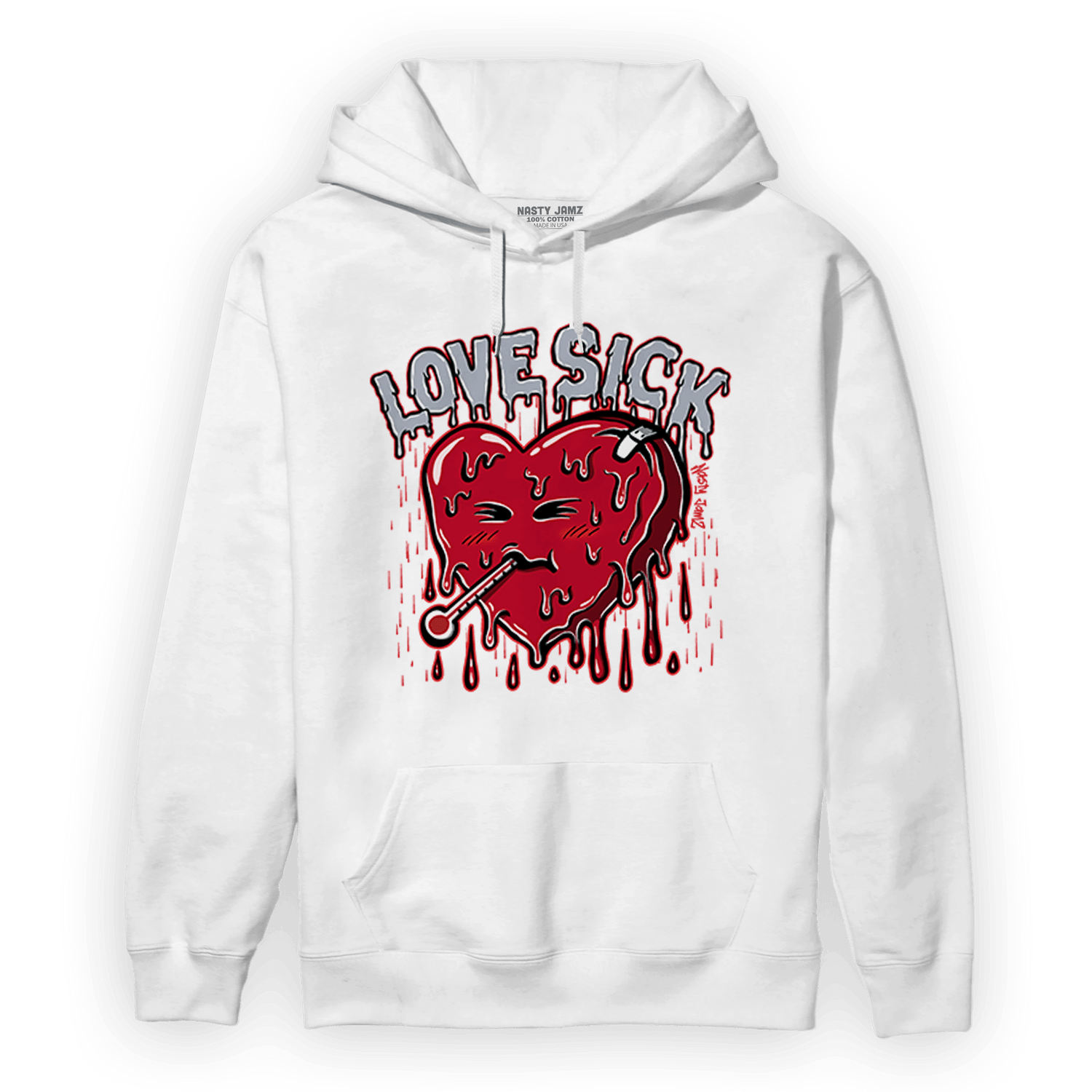 Cherry 11s Hoodie Match Love Sick - NastyJamz