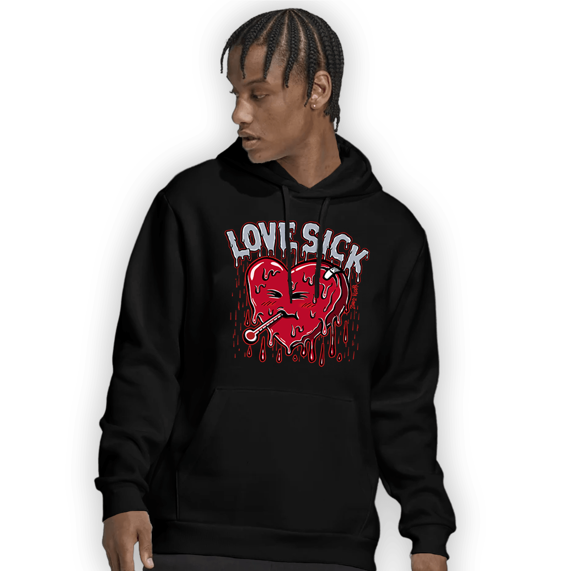 Cherry 11s Hoodie Match Love Sick - NastyJamz