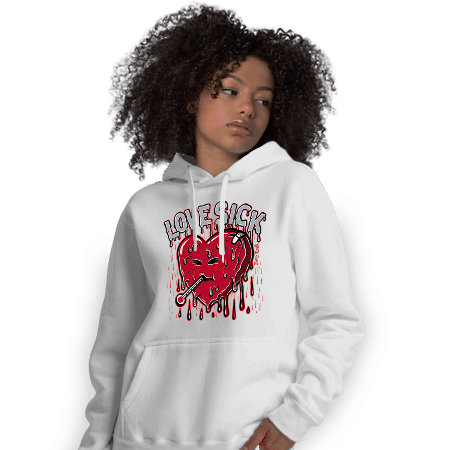 Cherry 11s Hoodie Match Love Sick - NastyJamz