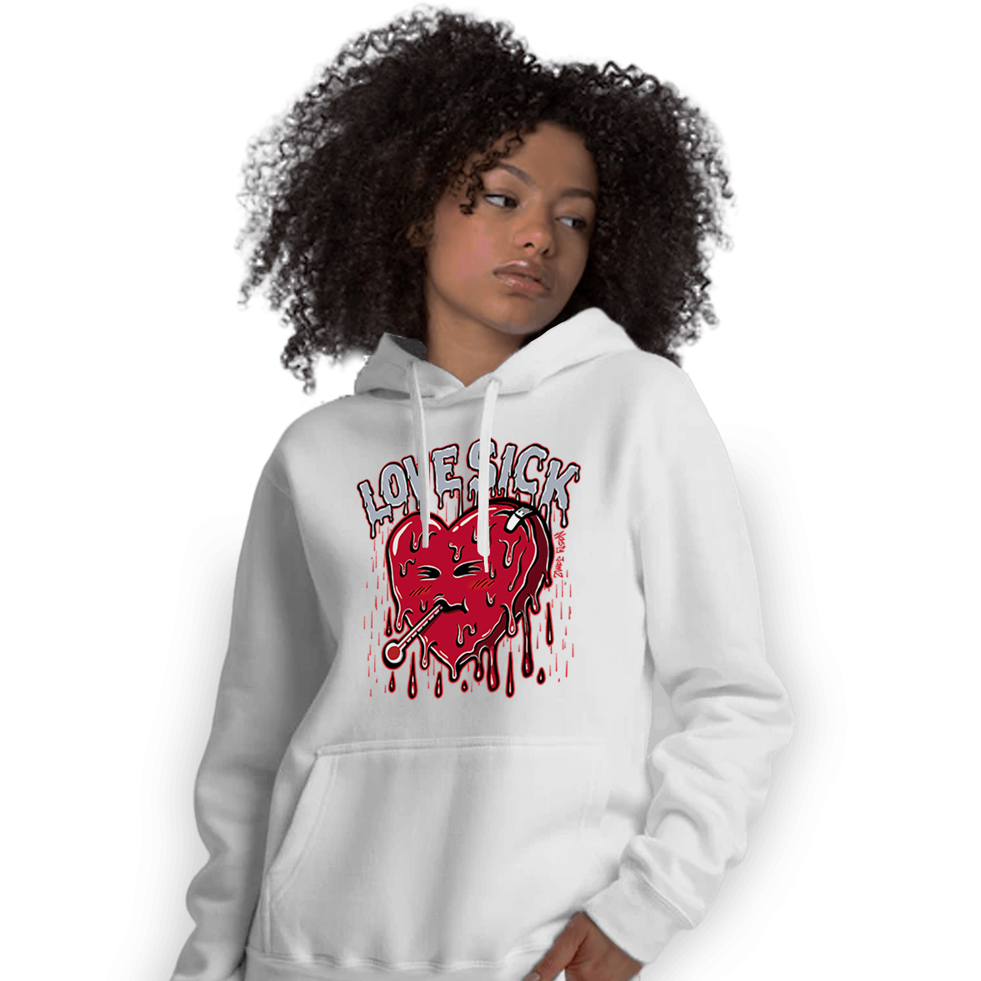 Cherry 11s Hoodie Match Love Sick - NastyJamz