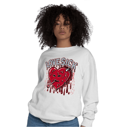 Cherry 11s Sweatshirt Match Love Sick - NastyJamz