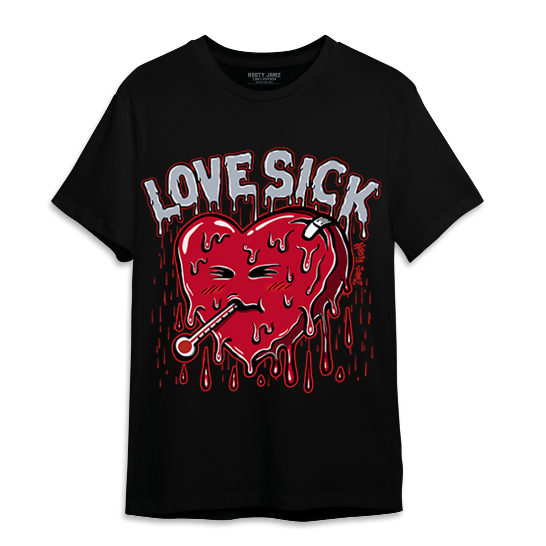 Cherry 11s T Shirt Match Love Sick - NastyJamz