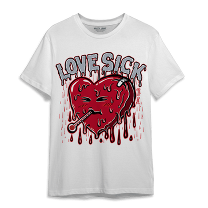 Cherry 11s T Shirt Match Love Sick - NastyJamz
