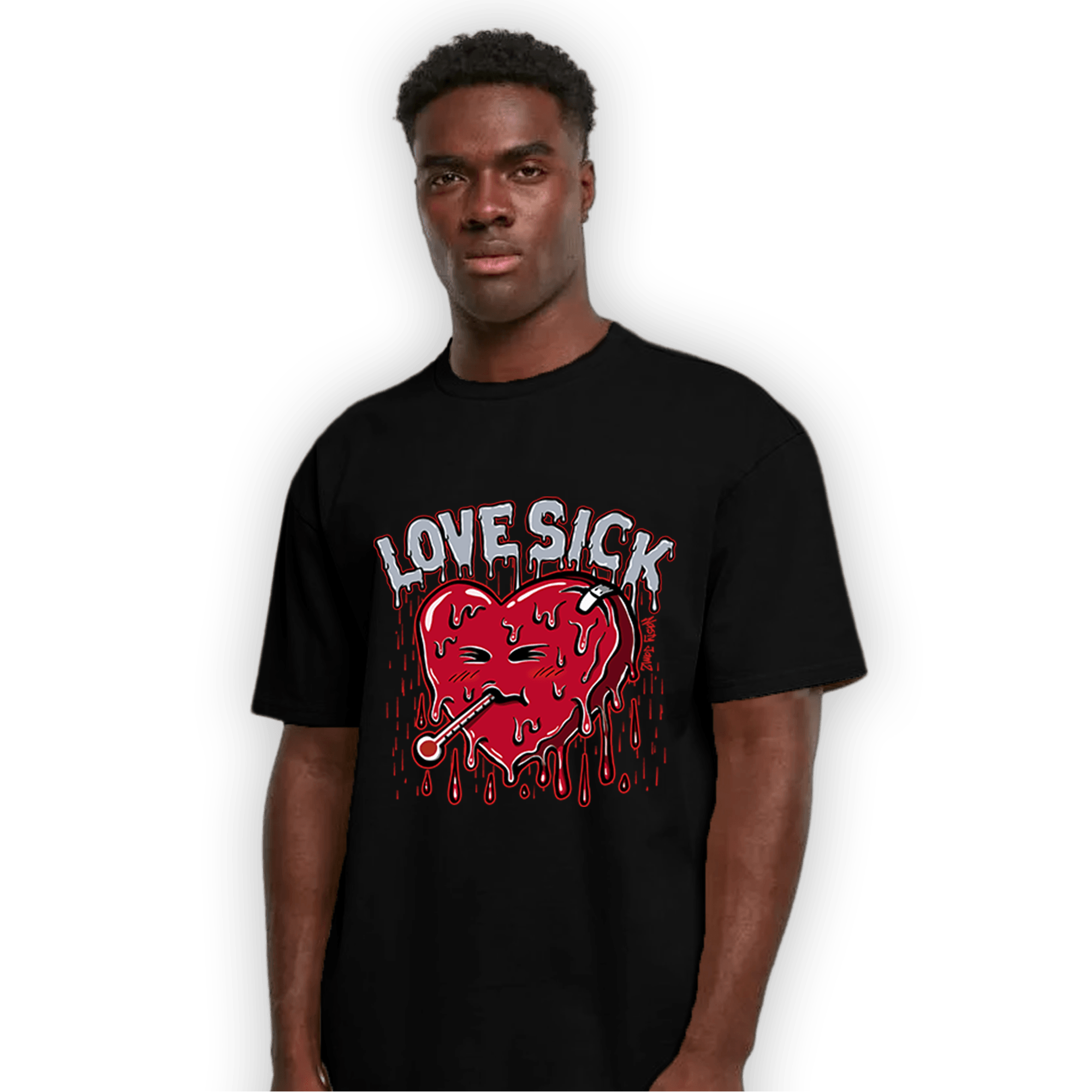 Cherry 11s T Shirt Match Love Sick - NastyJamz