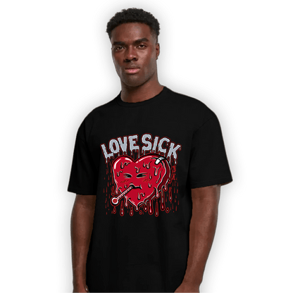 Cherry 11s T Shirt Match Love Sick - NastyJamz