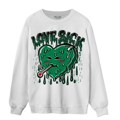 Celtic Lucky Green 1s Sweatshirt Match Love Sick - NastyJamz