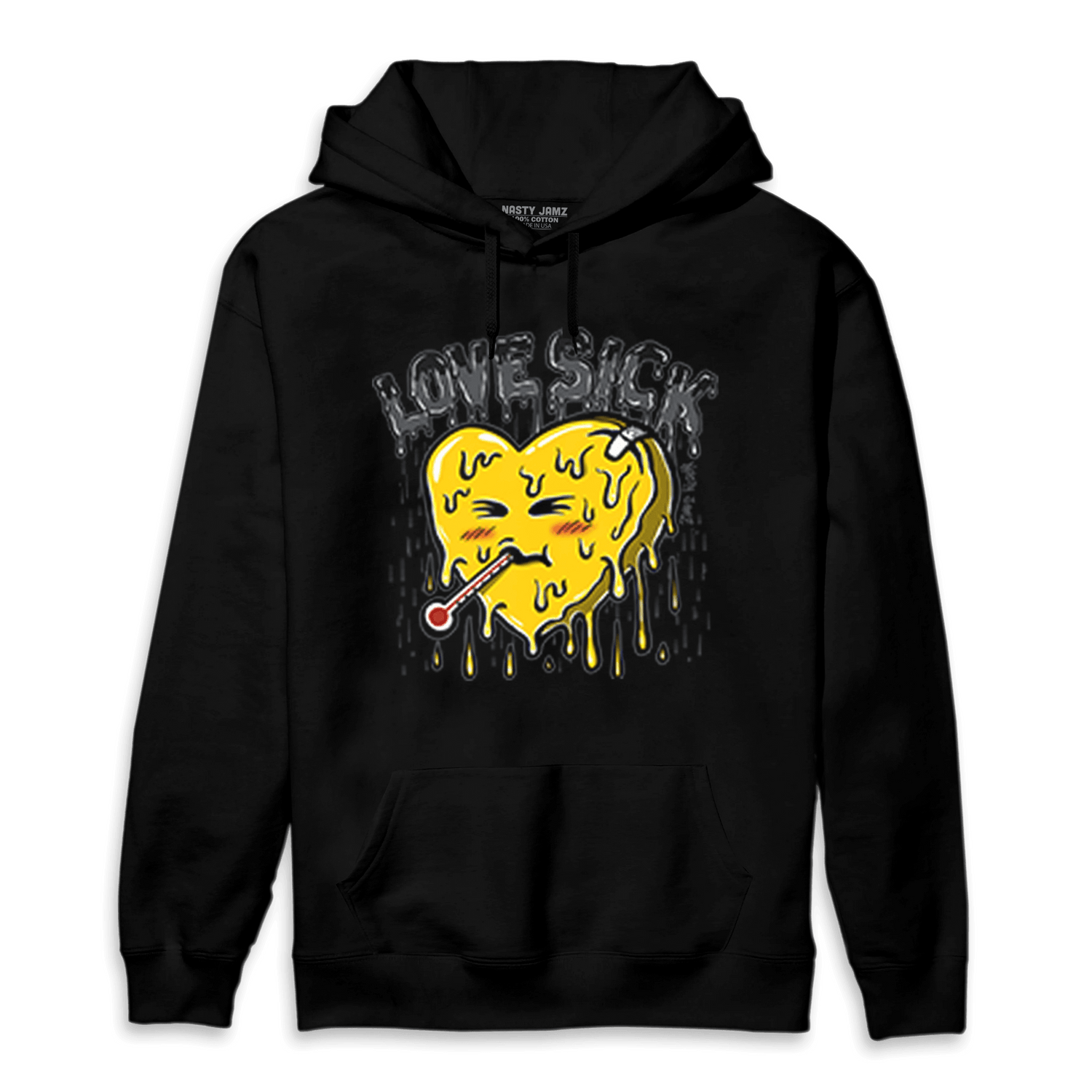 Thunder 4s Hoodie Match Love Sick - NastyJamz