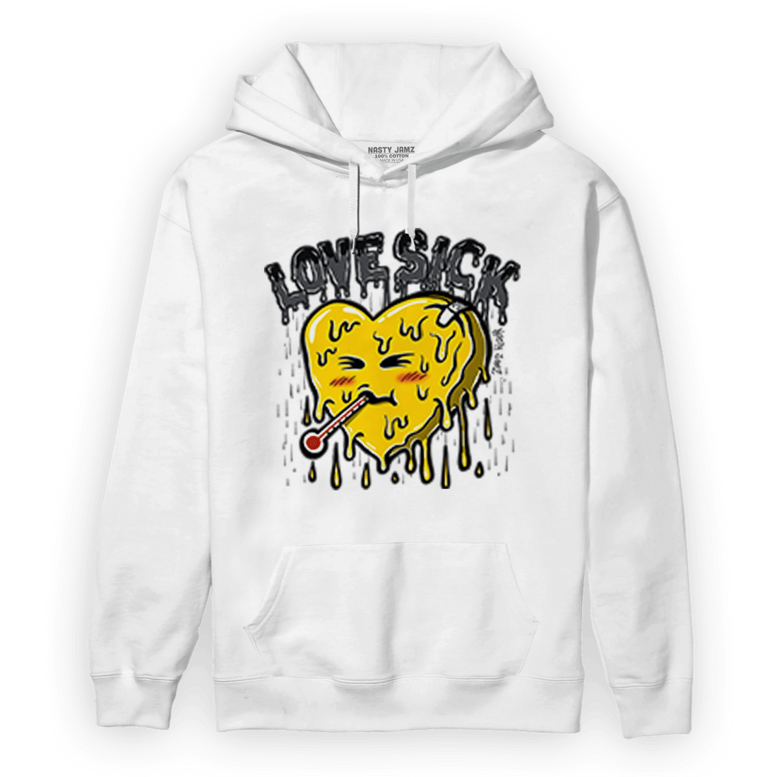 Thunder 4s Hoodie Match Love Sick - NastyJamz