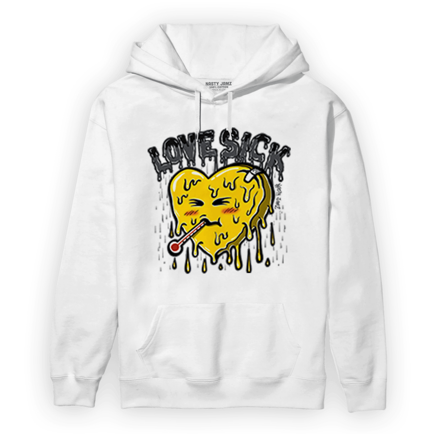 Thunder 4s Hoodie Match Love Sick - NastyJamz