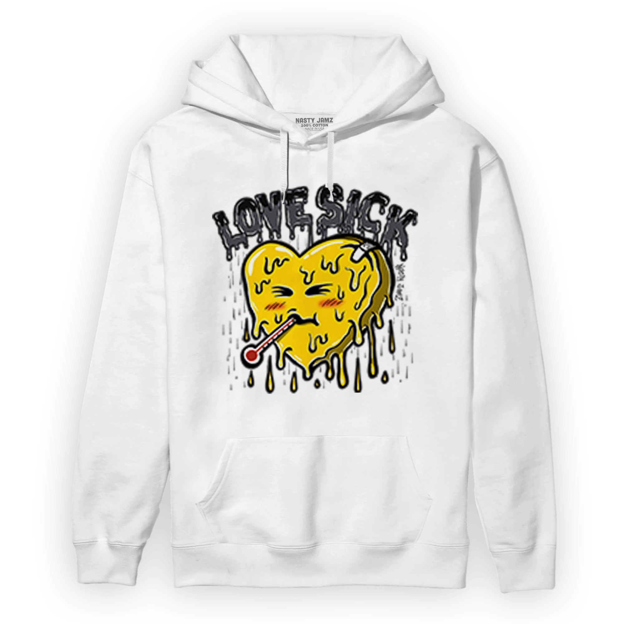 Thunder 4s Hoodie Match Love Sick - NastyJamz