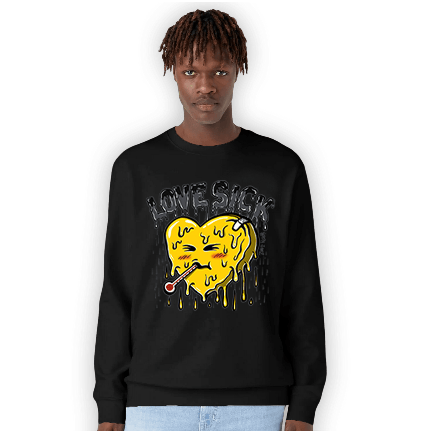 Thunder 4s Sweatshirt Match Love Sick - NastyJamz