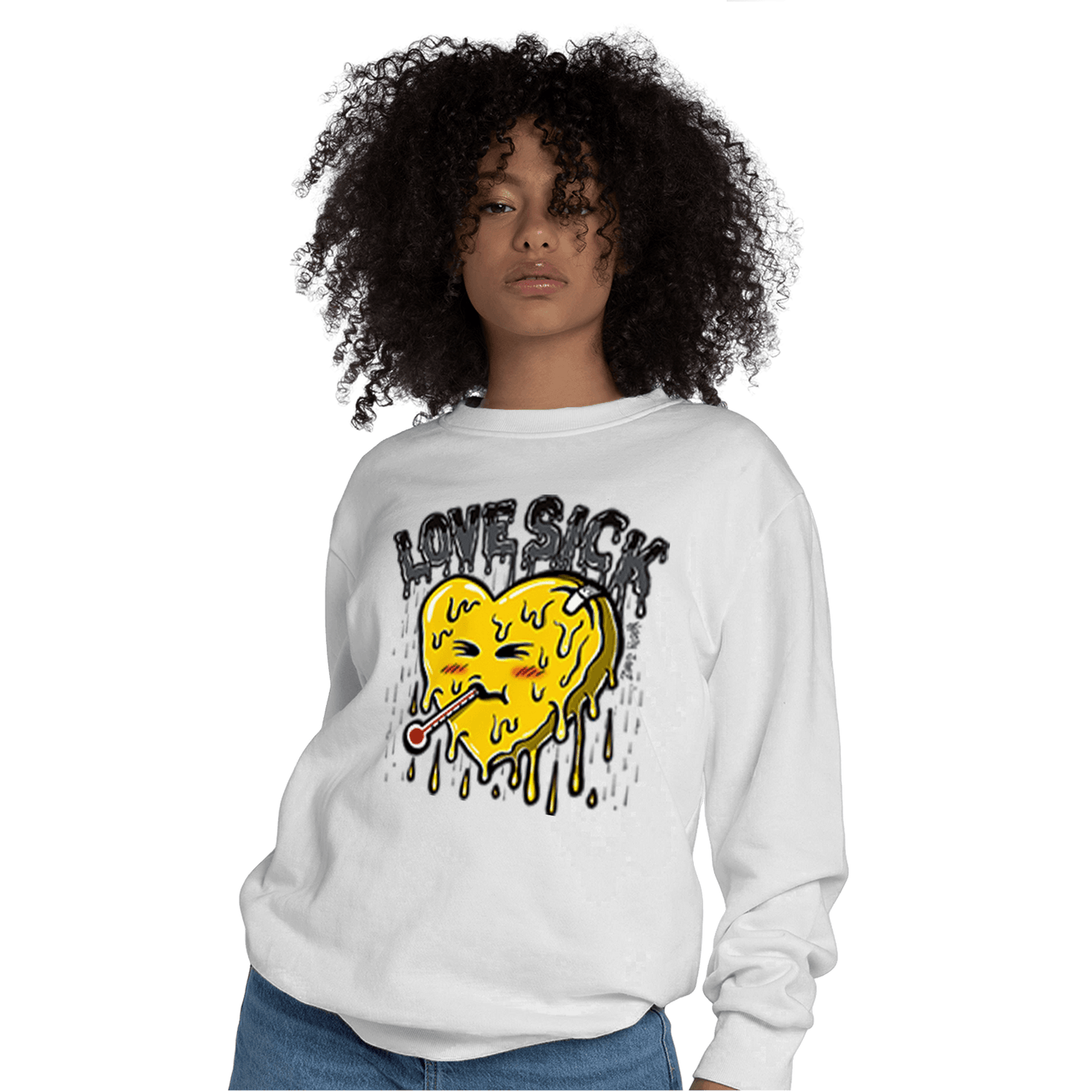 Thunder 4s Sweatshirt Match Love Sick - NastyJamz