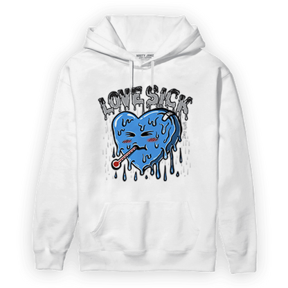 University Blue 5s Hoodie Match Love Sick - NastyJamz