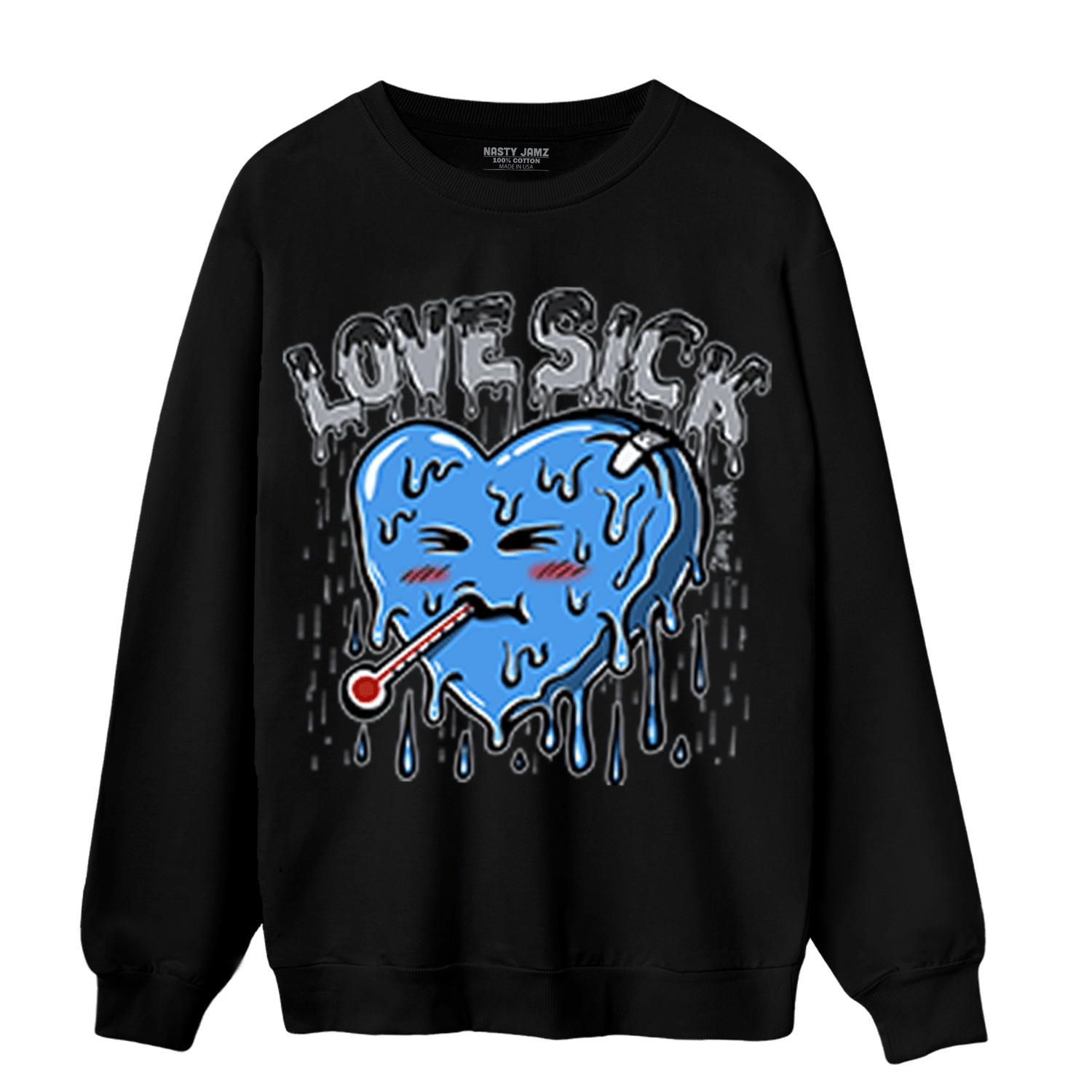 University Blue 5s Sweatshirt Match Love Sick - NastyJamz