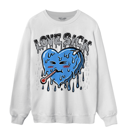 University Blue 5s Sweatshirt Match Love Sick - NastyJamz