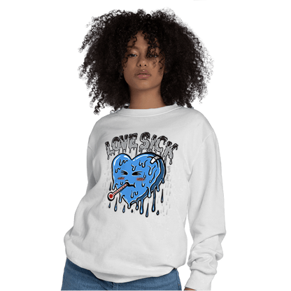 University Blue 5s Sweatshirt Match Love Sick - NastyJamz
