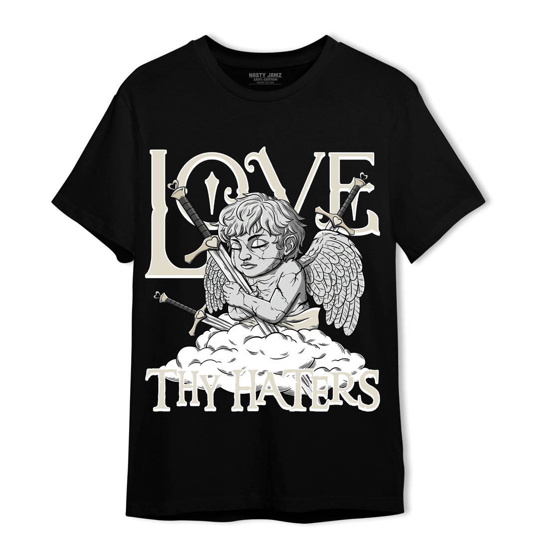 Gratitude 11s T Shirt Match Love Thy Haters Angel - NastyJamz