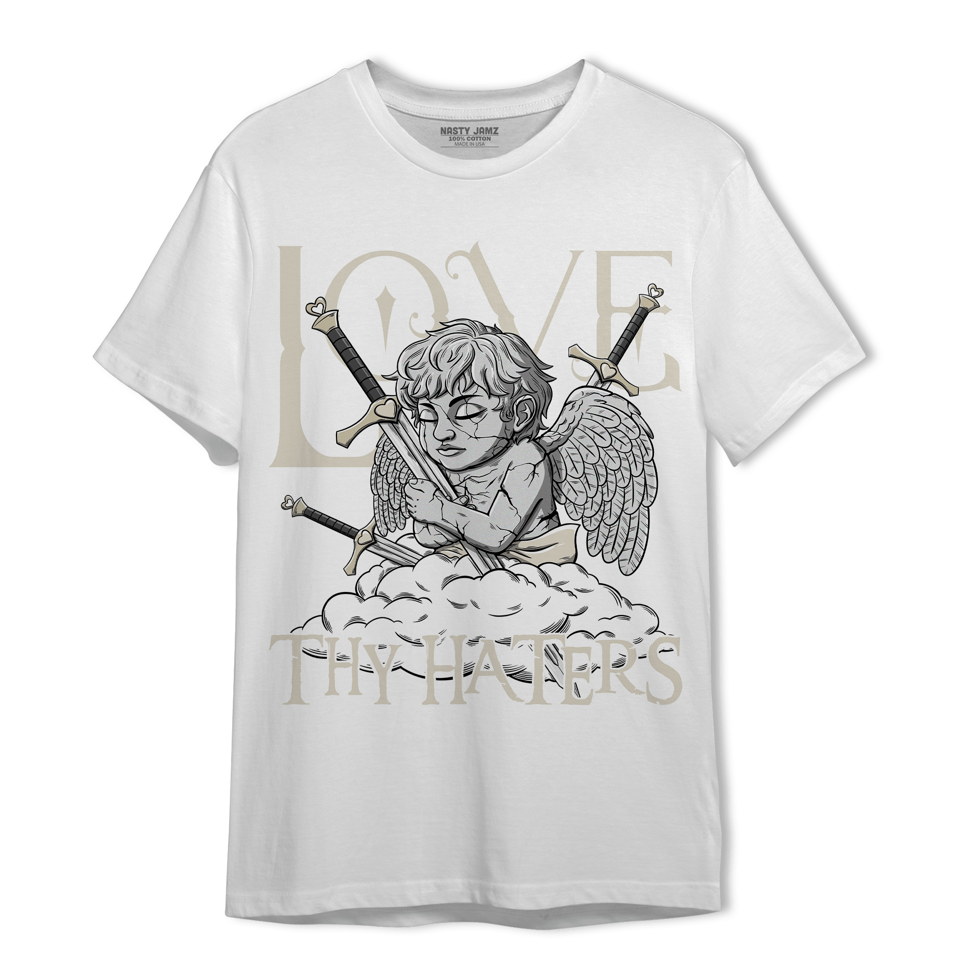 Gratitude 11s T Shirt Match Love Thy Haters Angel - NastyJamz