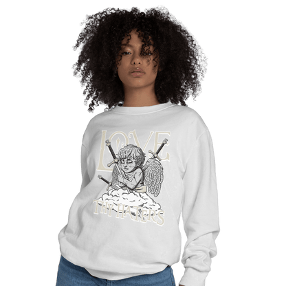 Gratitude 11s Sweatshirt Match Love Thy Haters Angel - NastyJamz
