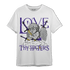 Field Purple 12s T Shirt Match Love Thy Haters Angel - NastyJamz