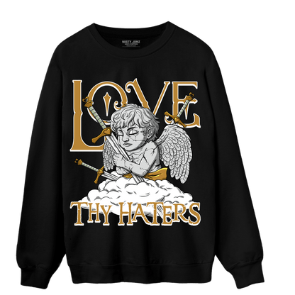 Wheat 13s Sweatshirt Match Love Thy Haters Angel - NastyJamz