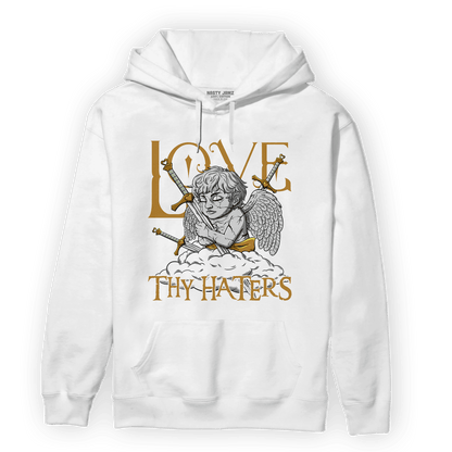 Wheat 13s Hoodie Match Love Thy Haters Angel - NastyJamz