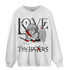 Black White 14s Sweatshirt Match Love Thy Haters Angel - NastyJamz