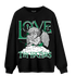 Celtic Lucky Green 1s Sweatshirt Match Love Thy Haters Angel - NastyJamz