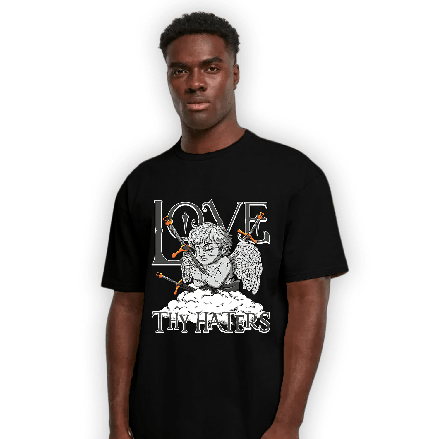 Fear Pack 3s T Shirt Match Love Thy Haters Angel - NastyJamz